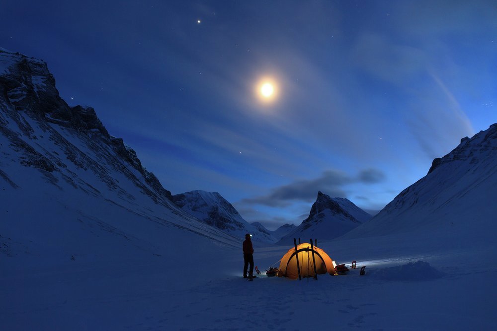 Embrace your inner camper and pitch up a tent under the starry sky
