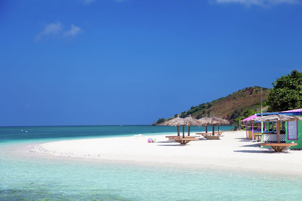 Pick up a delicious lunch of grilled fresh fish at the Sandbox on Prickly Pear Island, BVI