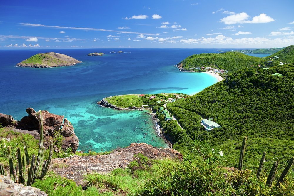 After the high-end boutiques, bustling bars and restaurants of Gustavia, get away from it all at Anse des Flamands