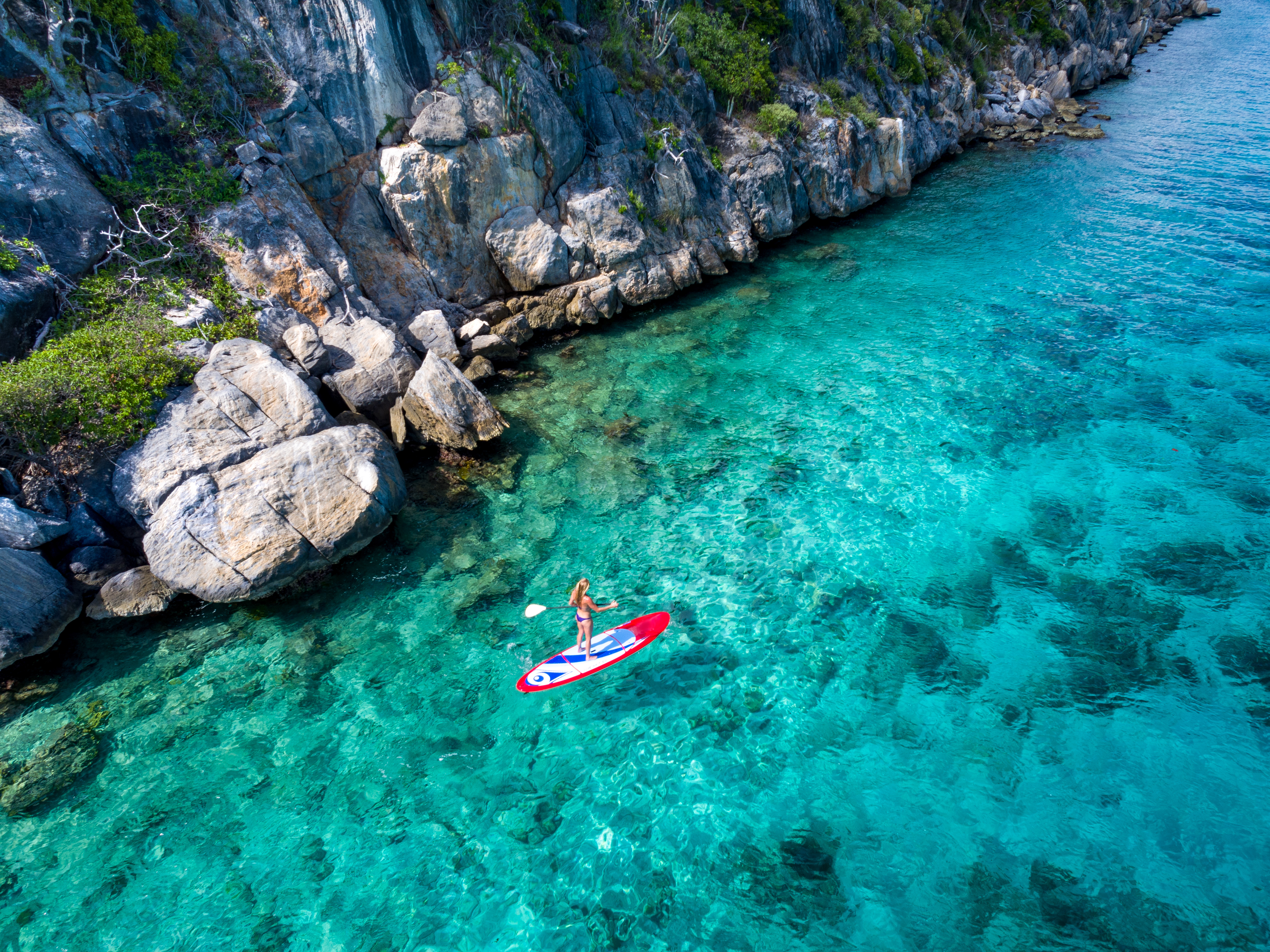 USVI paddleboarding