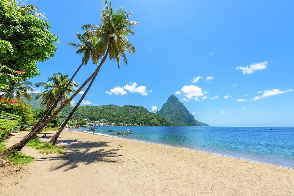 St Lucia beach
