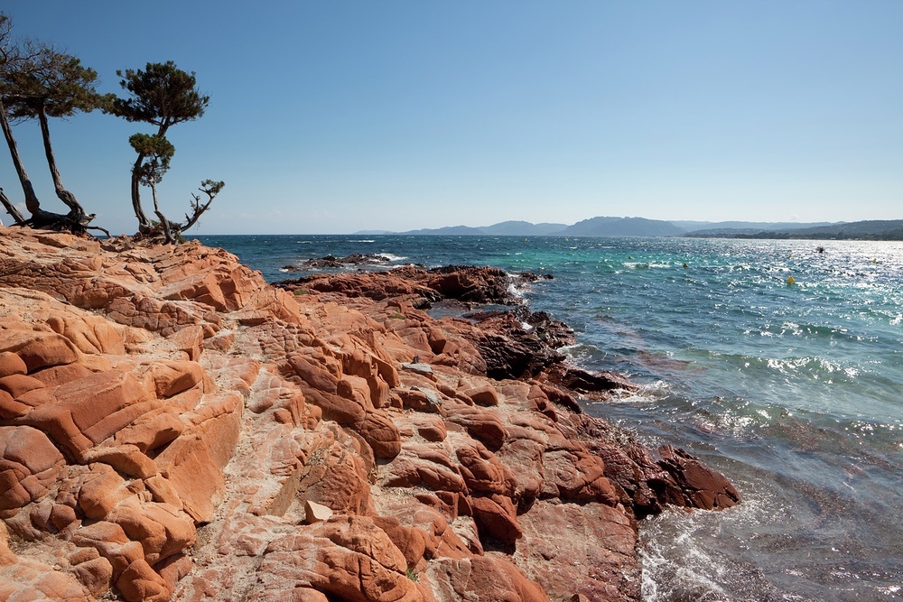 Rugged beauty on the south east coast at Palombaggia Beach