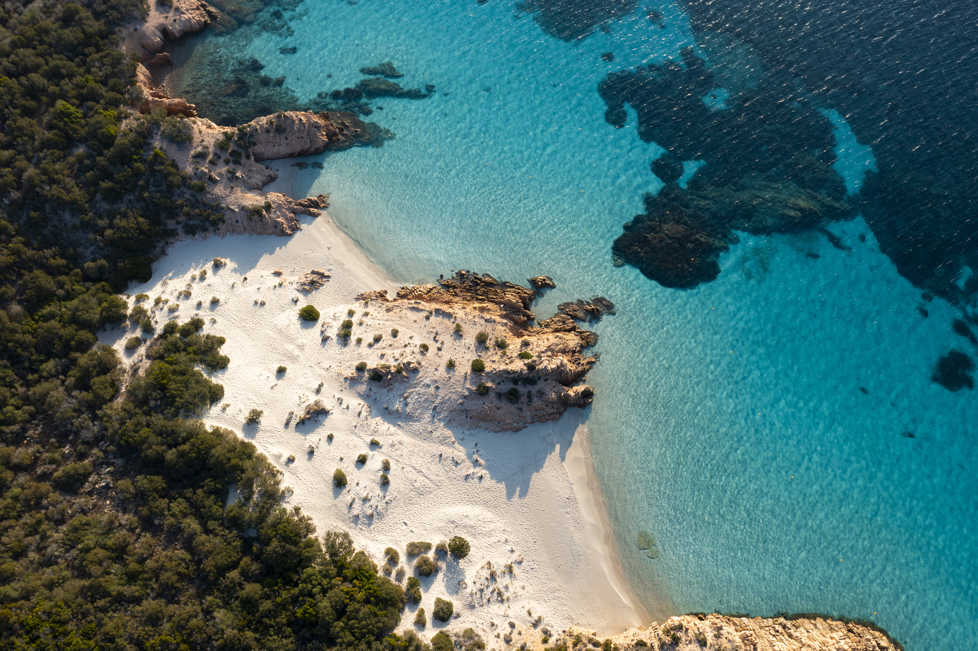 Sardinia secluded anchorage