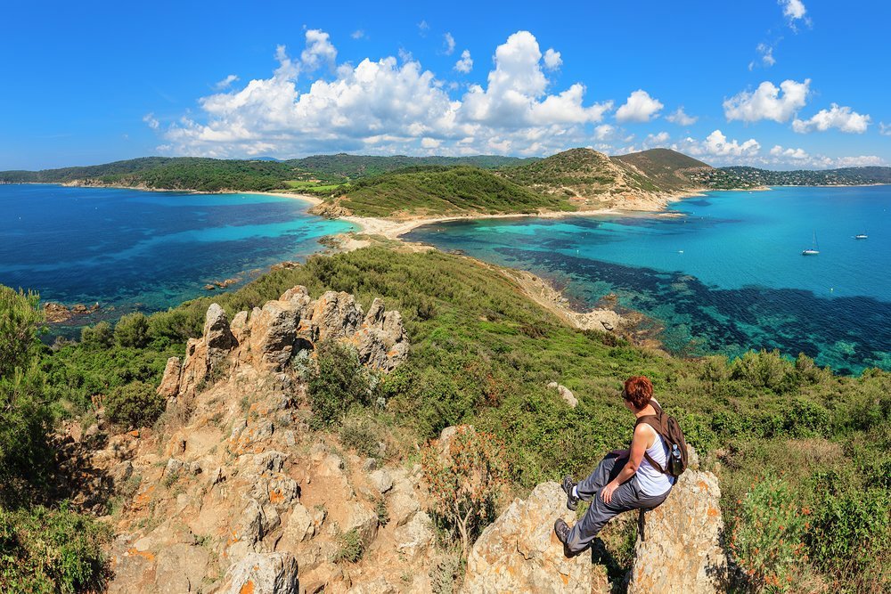 Take a moment to drink in the view on Cap Taillat as you traverse the Sentier du Littoral 