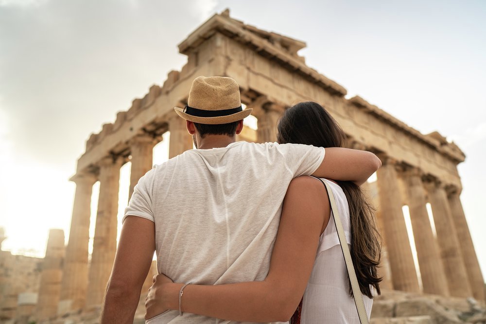 Greece has always been a grand tour essential. The Parthenon, one of the Acropolis' famous structures, dates back to the 5th century BC