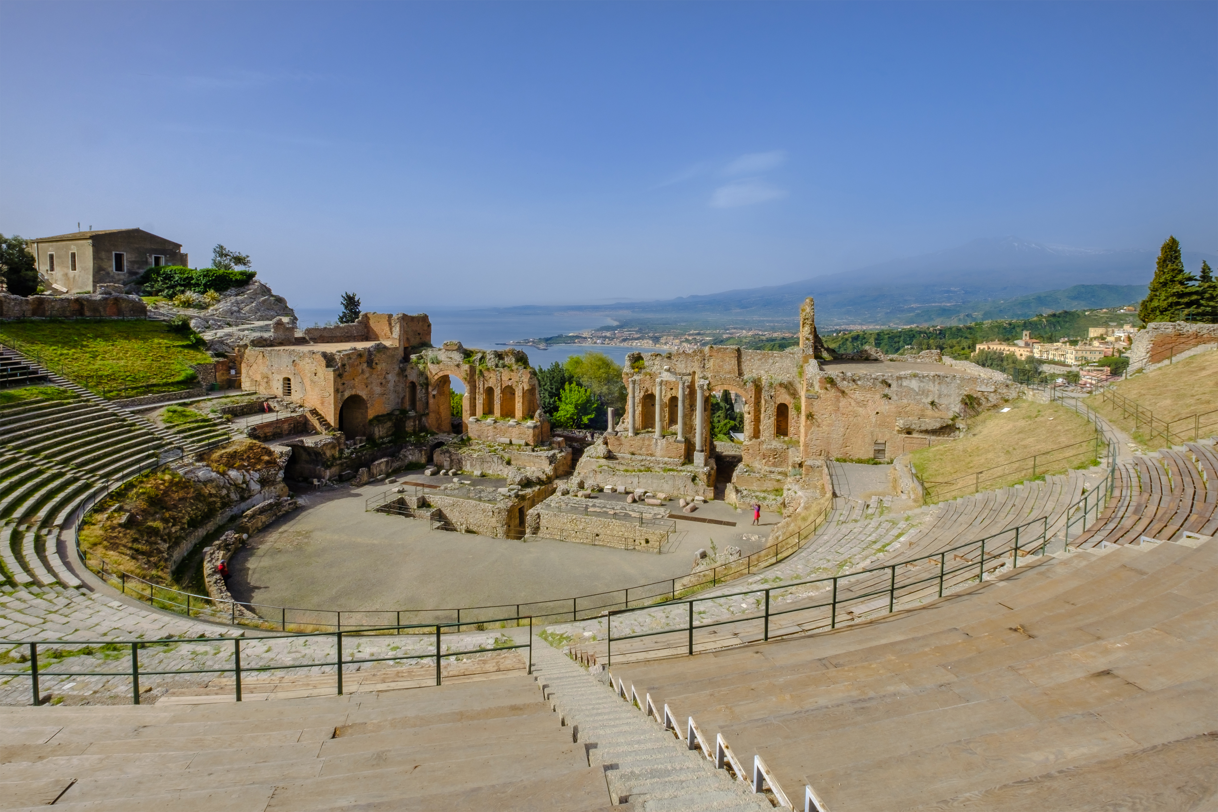 Ancient theatre Taormina Sicily