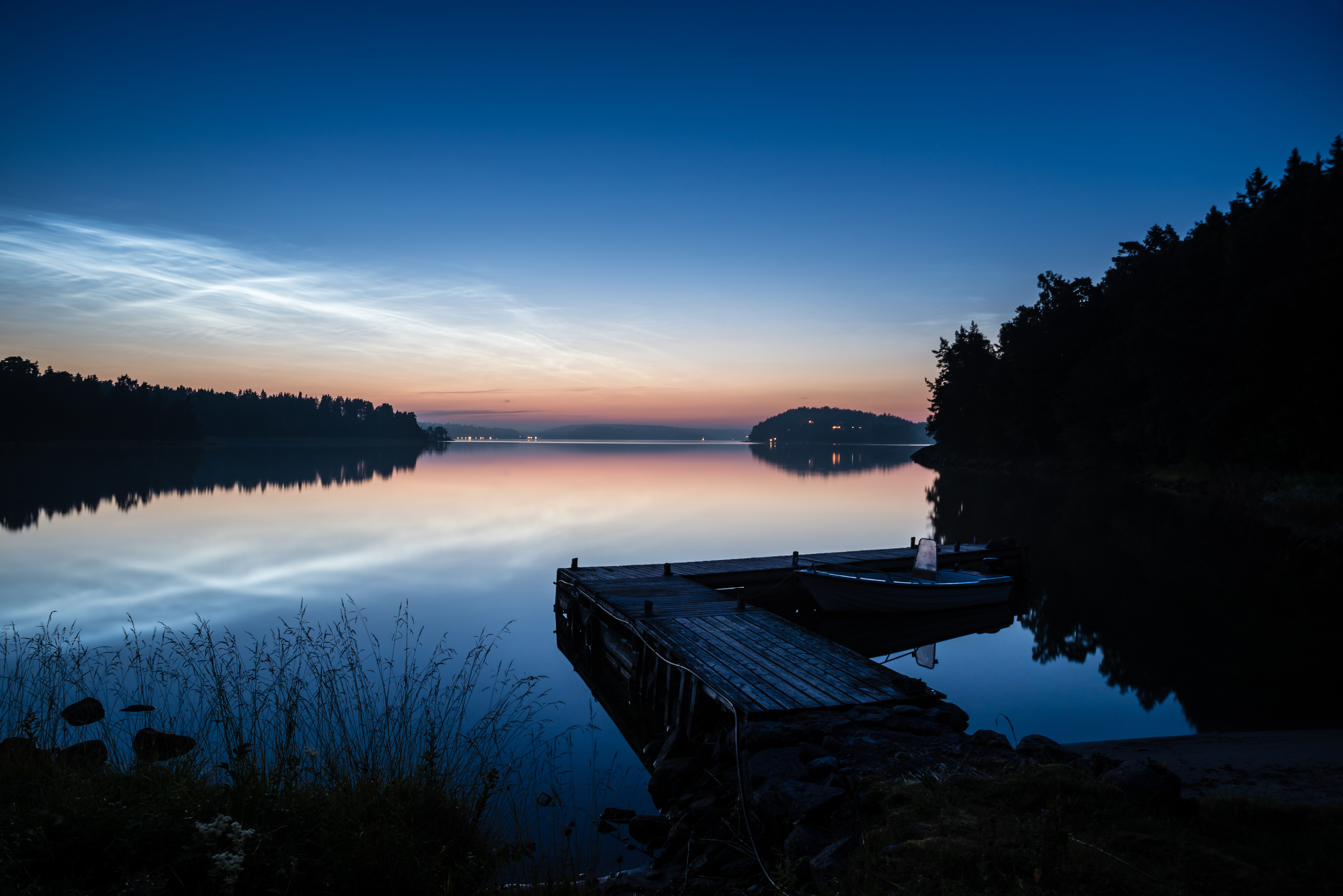 Summer night in Stockholm Archipelago, Sweden