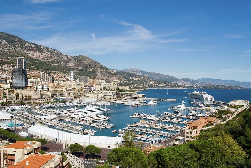 Port Hercule lies at the heart of Monaco