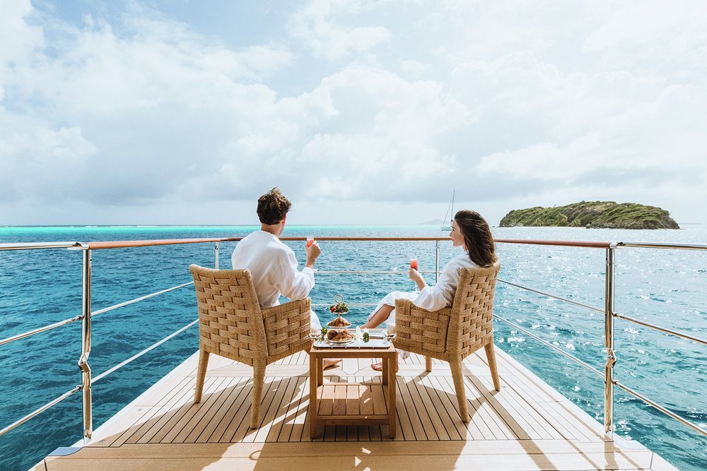 The master suite's private balcony is the perfect place to start the day