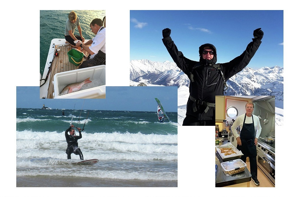 Work, rest and play for Chef David 