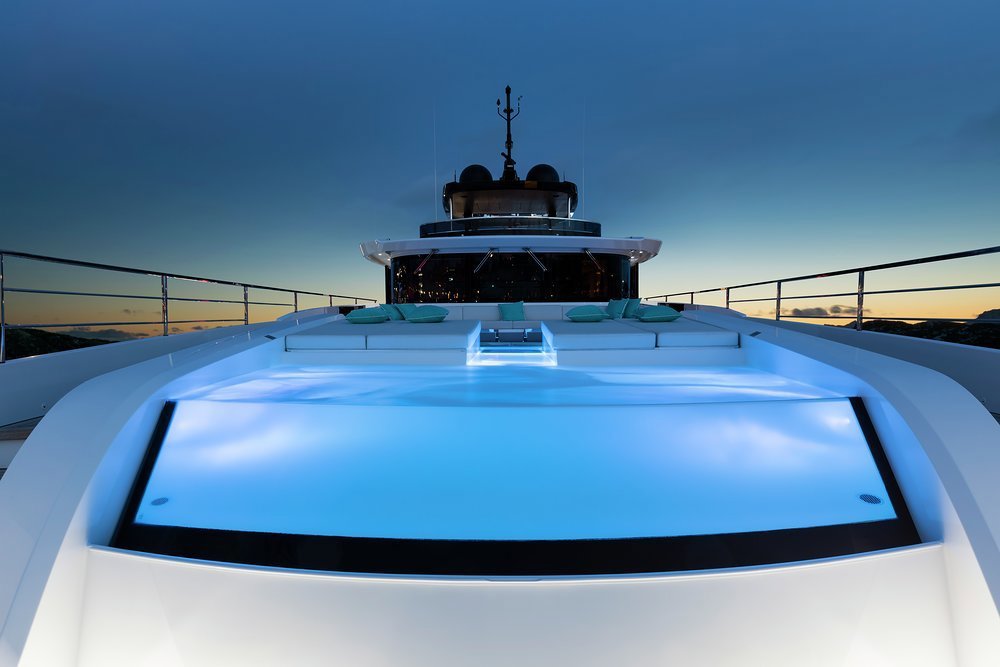 Whether underway or tucked up in harbour, the foredeck is a real crowd-pleaser