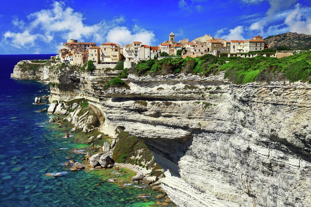 Bonifacio, a natural harbour on Corsica's south coast, is a must-see destination