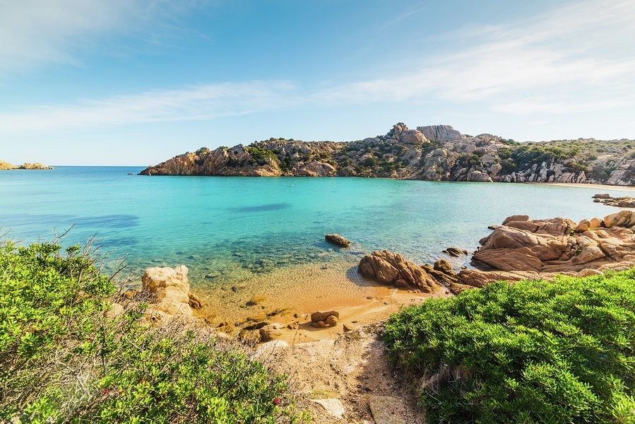 Spalmatore Beach on Isola La Maddalena