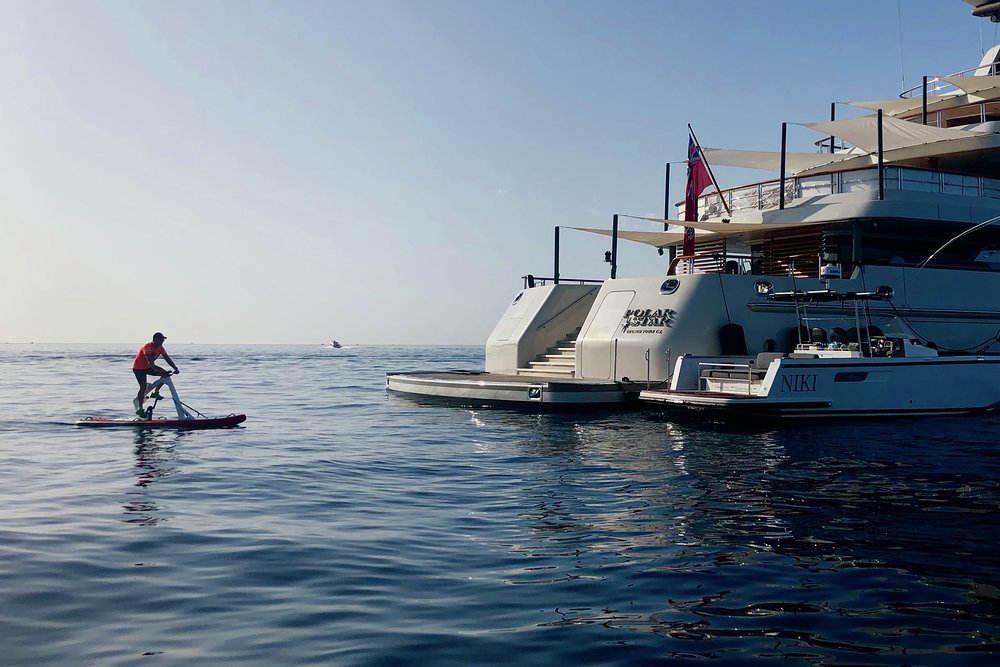 Workout on the waves with the Red Shark