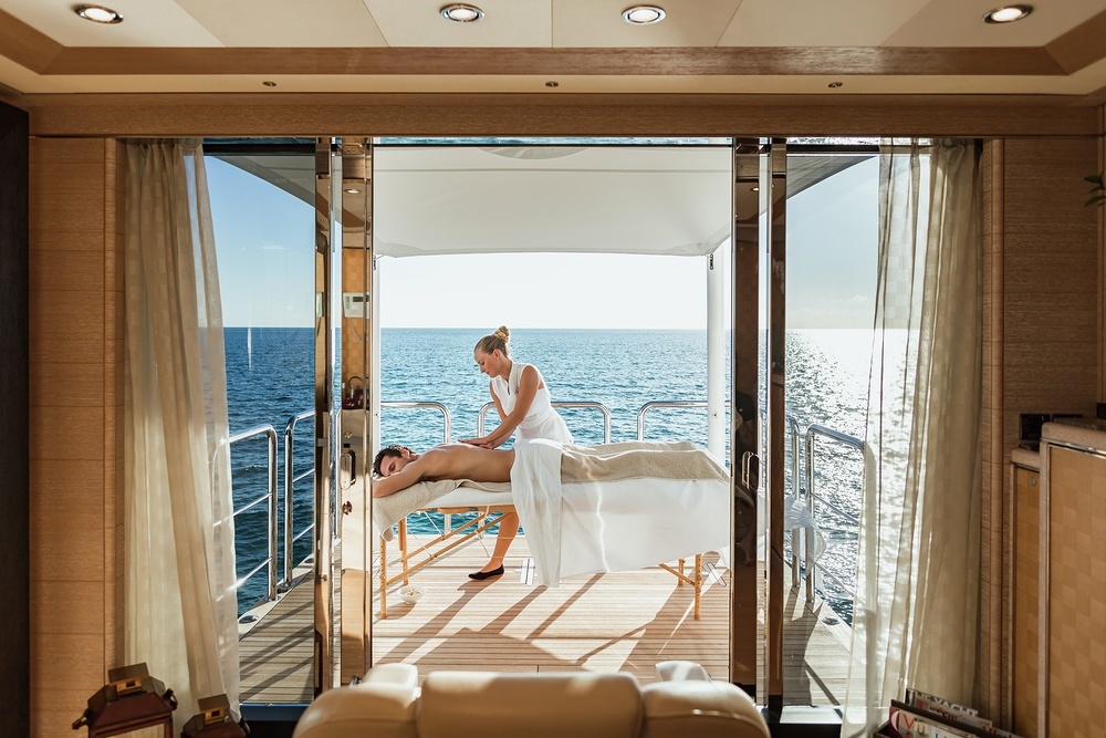 Listen to the gentle Bahamian waves as a warm breeze and a trained therapist caress your skin
