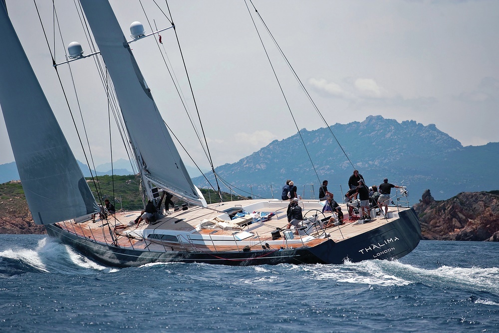 Easy sailing aboard beautiful THALIMA