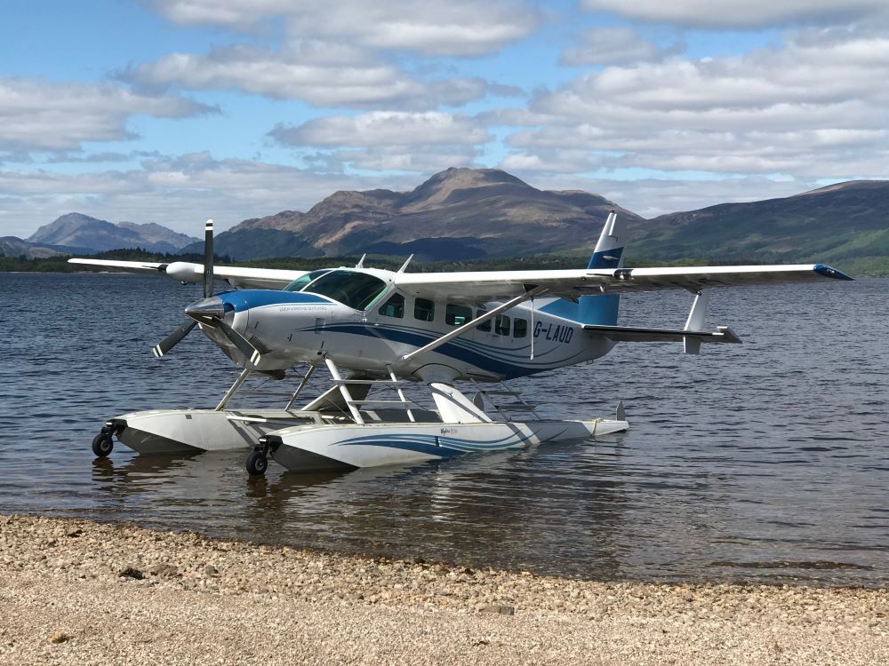 Spirit of Laudale can fly eight guests from anywhere in the UK to join FAIR LADY or the Laudale estate
