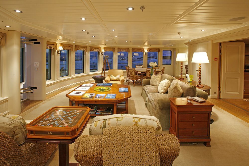 Boat deck observation lounge