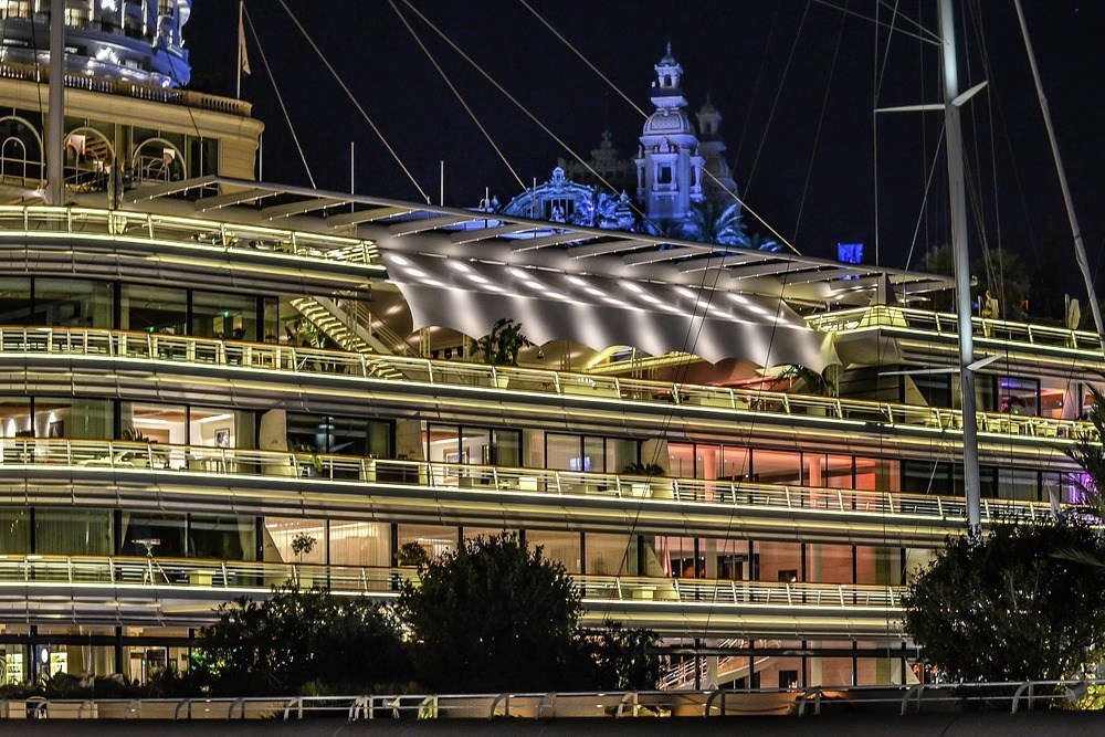 Architect Lord Foster designed Monaco's famous yacht club