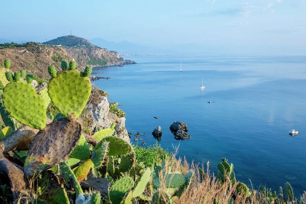 Capo Milazzo on Sicily's northeastern tip