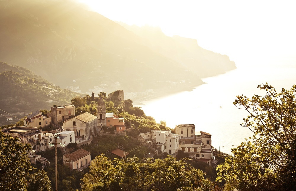 Hilltop Ravello is ideal for a romantic evening stroll and dinner