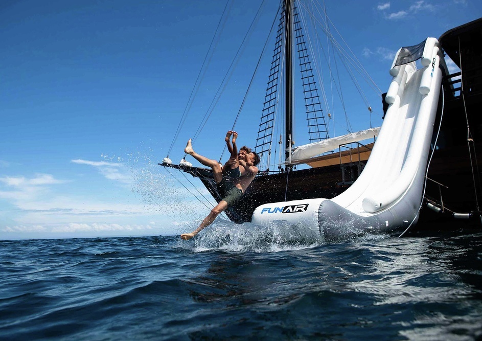 She has plenty of watersports kit