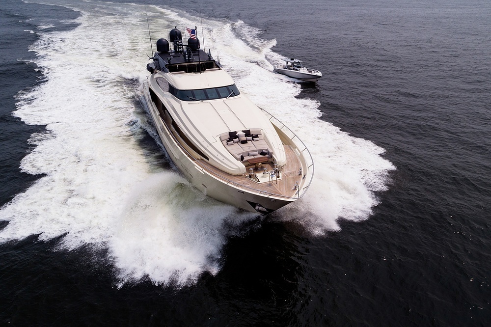 Thanks to her shallow hull, STEALTH has access to more anchorages