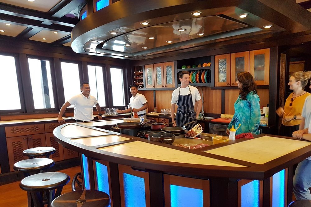 We all loved watching the chef in action