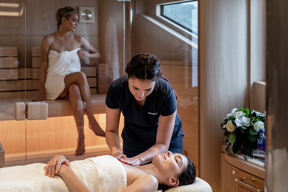 Massage smooths knotted muscles to aid your de-stress