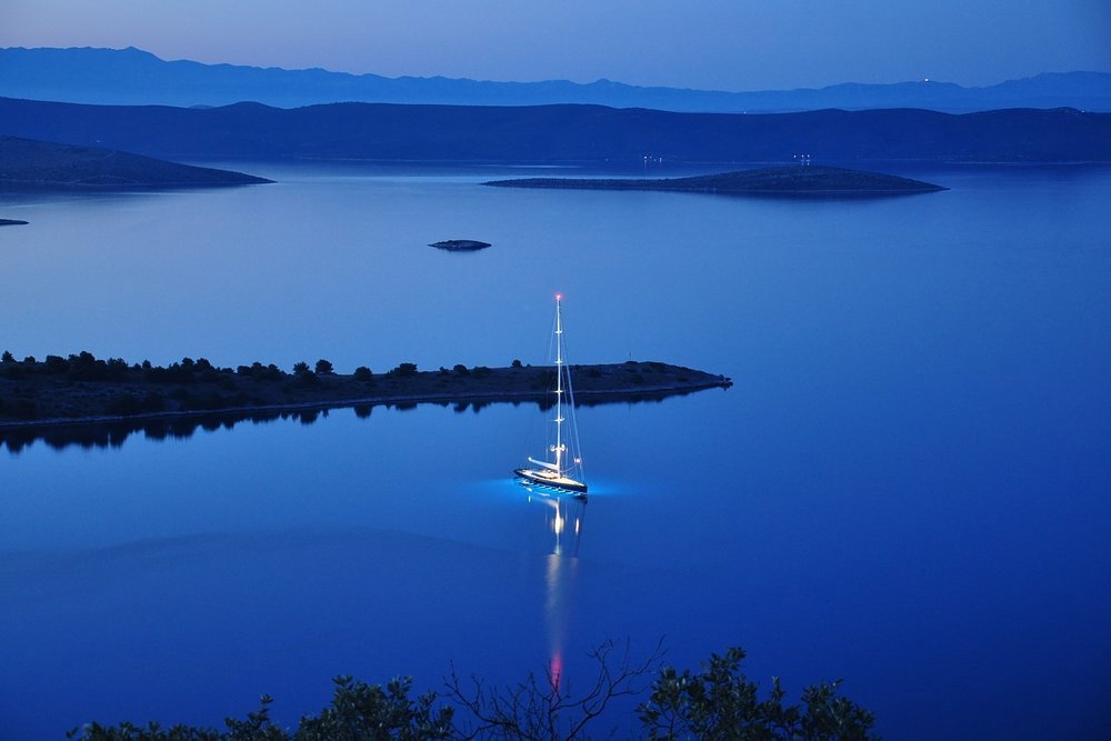 Finding the perfect anchorage is always on the itinerary