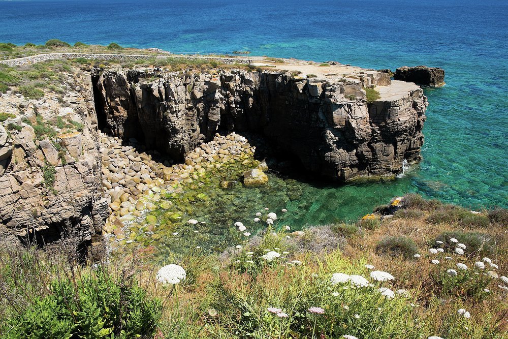 Le Colonne, on the island's southern tip, is ripe for exploration