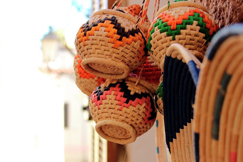 Basket weaving is an age-old tradition in this part of Sardinia