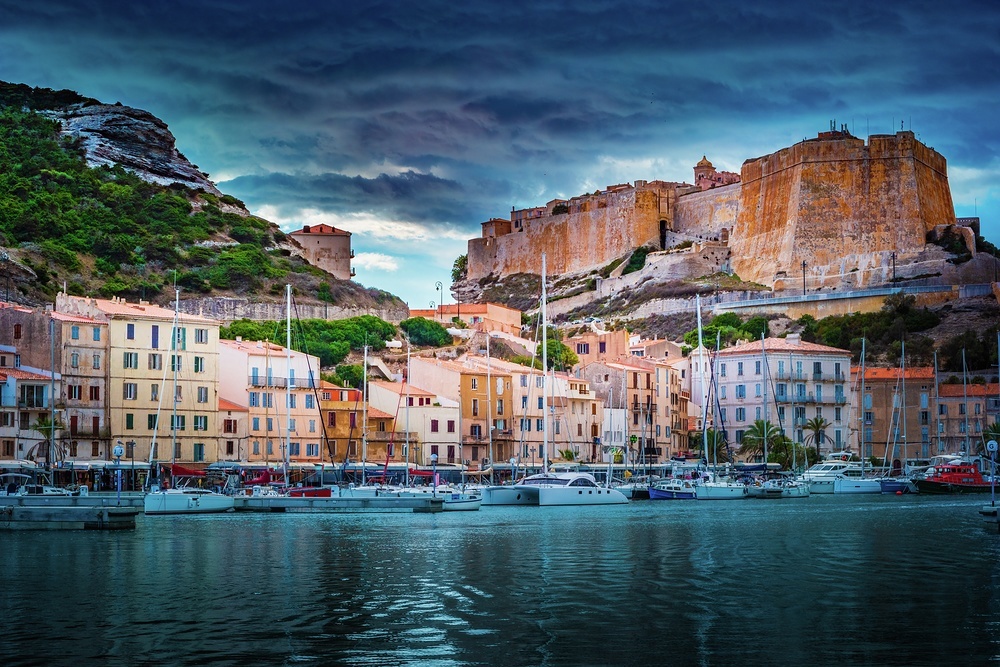 Napoleonic ramparts overlook Bonifacio