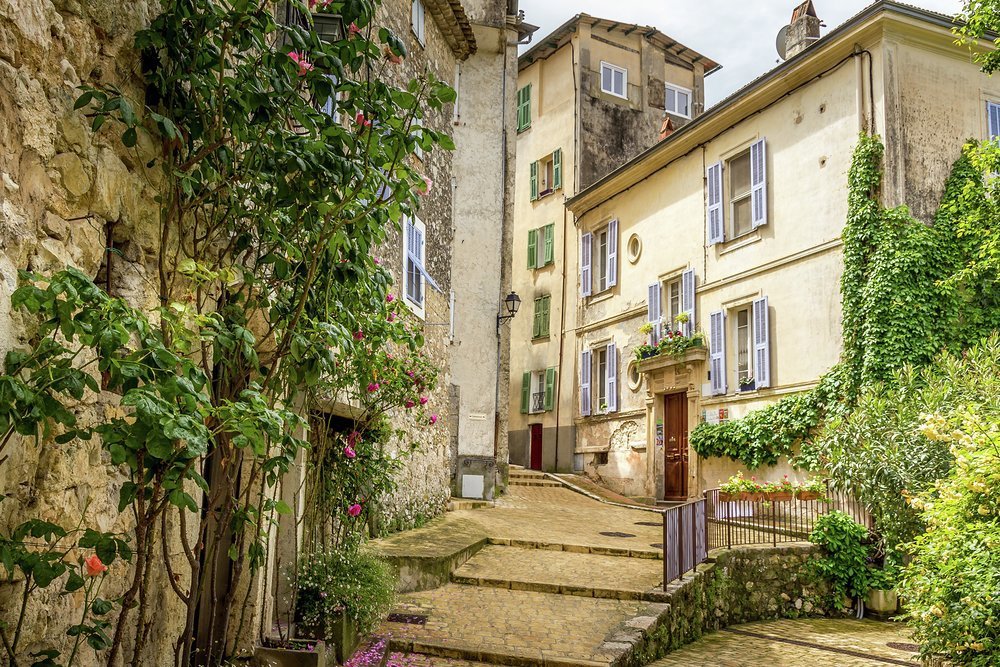 Picturesque villages like Gilette cling to the valley's sides delivering unforgettable views