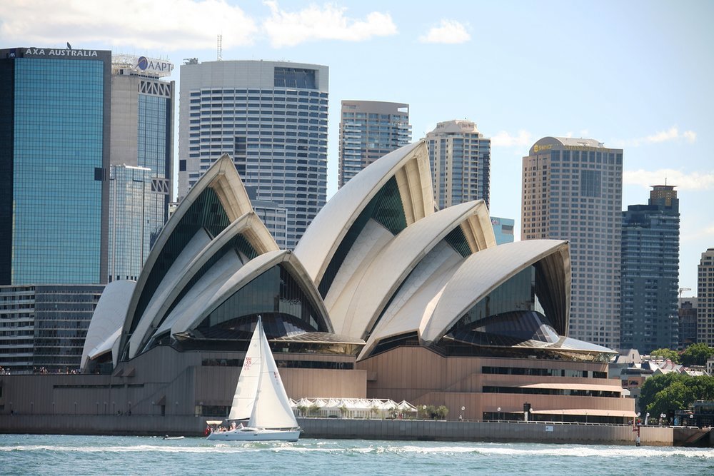 Sydney's iconic opera house looks best from the water