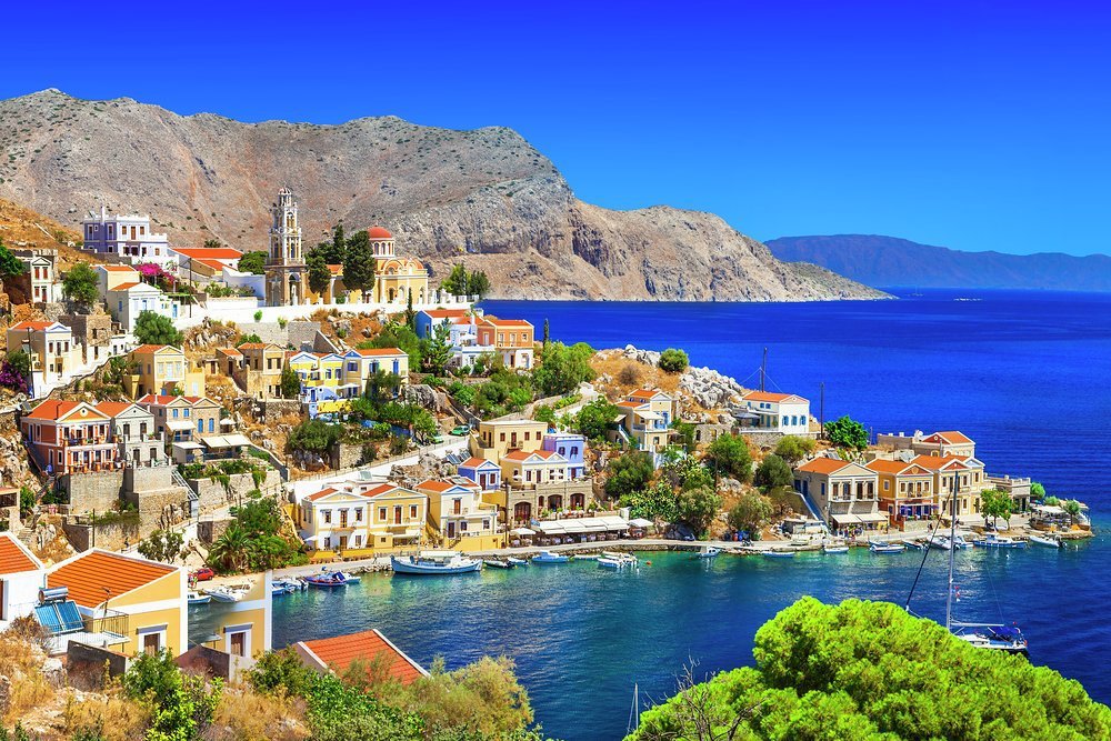 The Dodecanese island of Symi is within cruising distance of Turkey