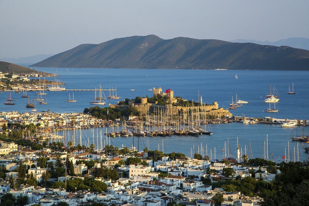 A view across Bodrum port