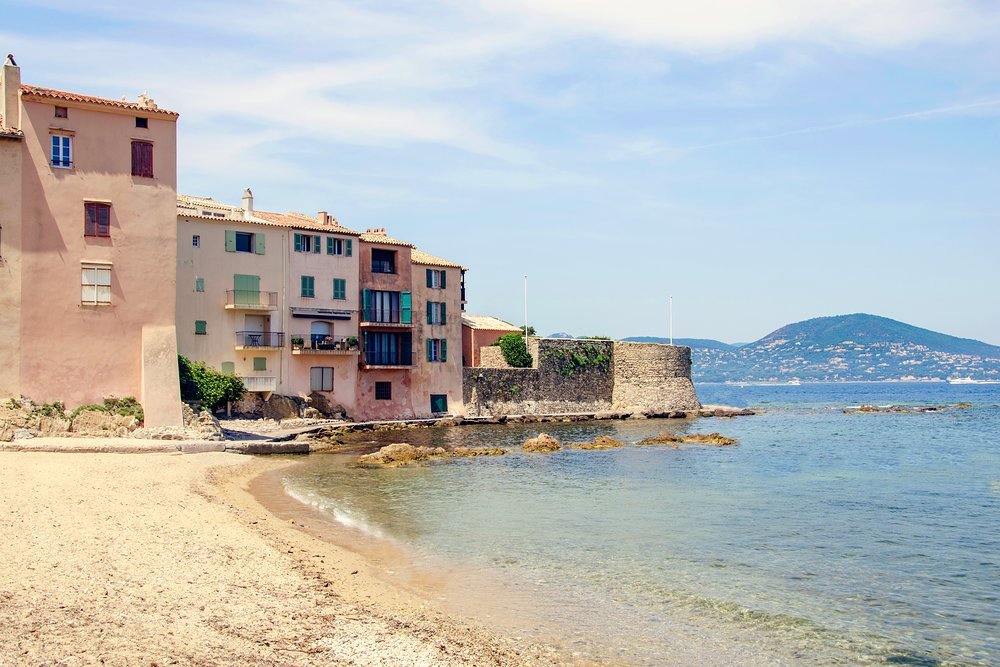 Looking west from La Ponche Beach