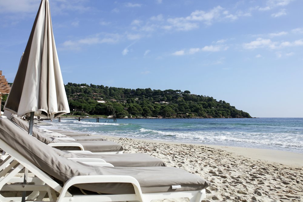 Tahiti Beach is at the northern end of Pampelonne Beach