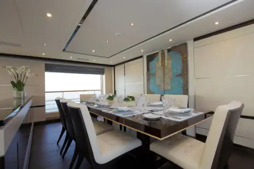 Main deck dining area